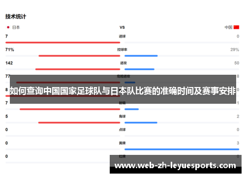 如何查询中国国家足球队与日本队比赛的准确时间及赛事安排 如何查询中国国家足球队与日本队比赛的准确时间及赛事安排