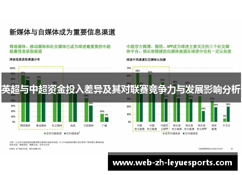 英超与中超资金投入差异及其对联赛竞争力与发展影响分析