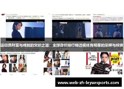 运动员财富与成就的交织之道：全球身价排行榜透视体育明星的荣耀与投资
